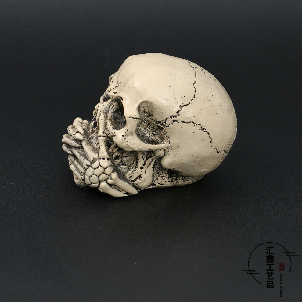 Halloween Bar Haunted House Chamber Escape Decorations Arrangement Decoration Skull Shape Festival Decoration Supplies