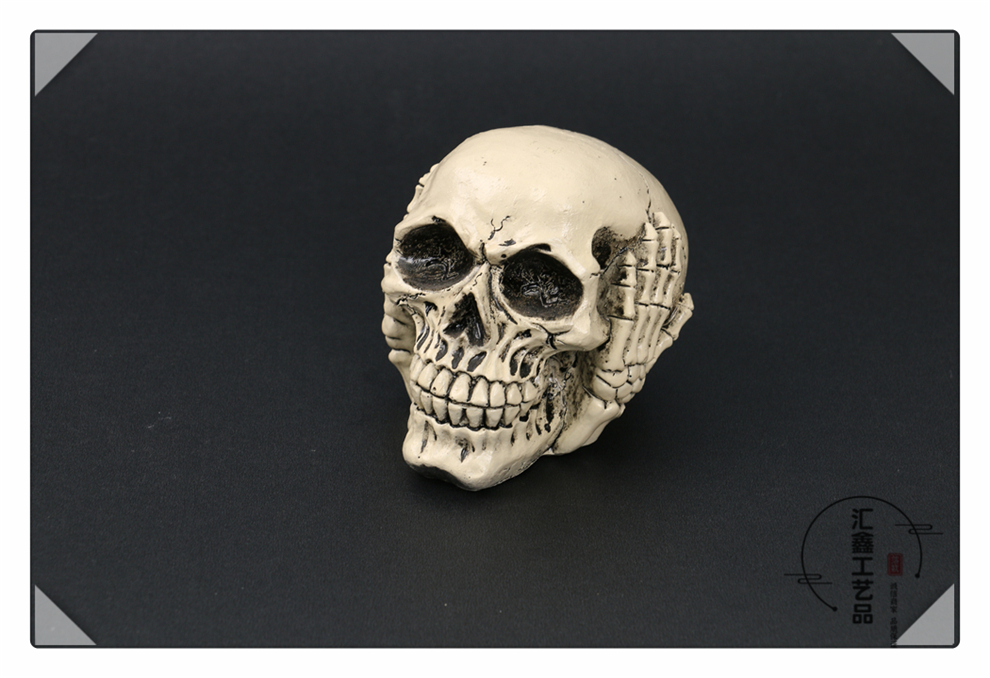 Halloween Bar Haunted House Chamber Escape Decorations Arrangement Decoration Skull Shape Festival Decoration Supplies