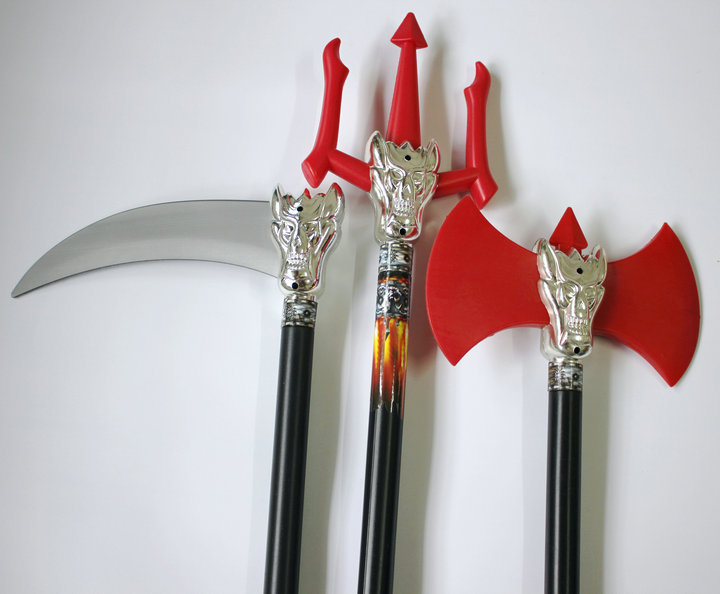 Halloween Supplies Weapons and Equipment Pirates Of The Caribbean Hook Pirates Hand Crocheting Weapons and Equipment Props Children's Toys