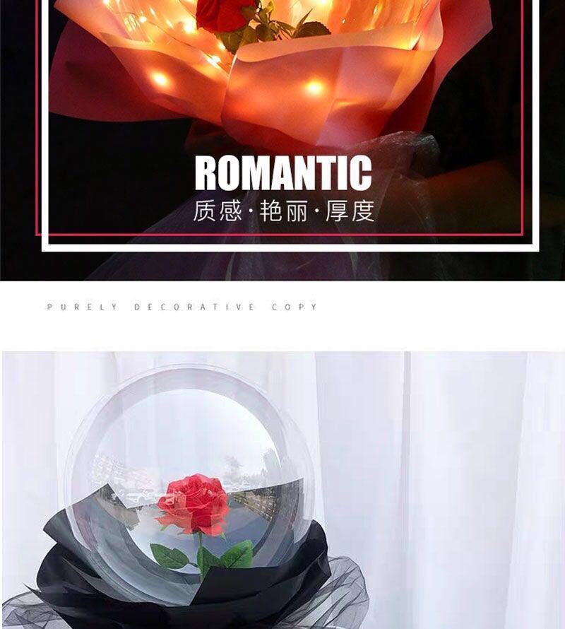 Online Red Balloon Rose Bounce Ball Teacher's Day Female Watch White DIY Gift Male Mid-Autumn Festival for Family