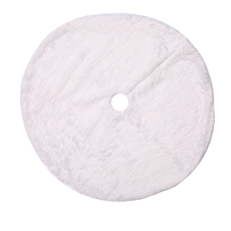 Christmas tree skirts Pure white long hair Christmas tree Hotel shopping mall home presents Christmas tree feet Christmas tree skirts Pure white long hair Christmas tree Hotel shopping mall home presents Christmas tree feet