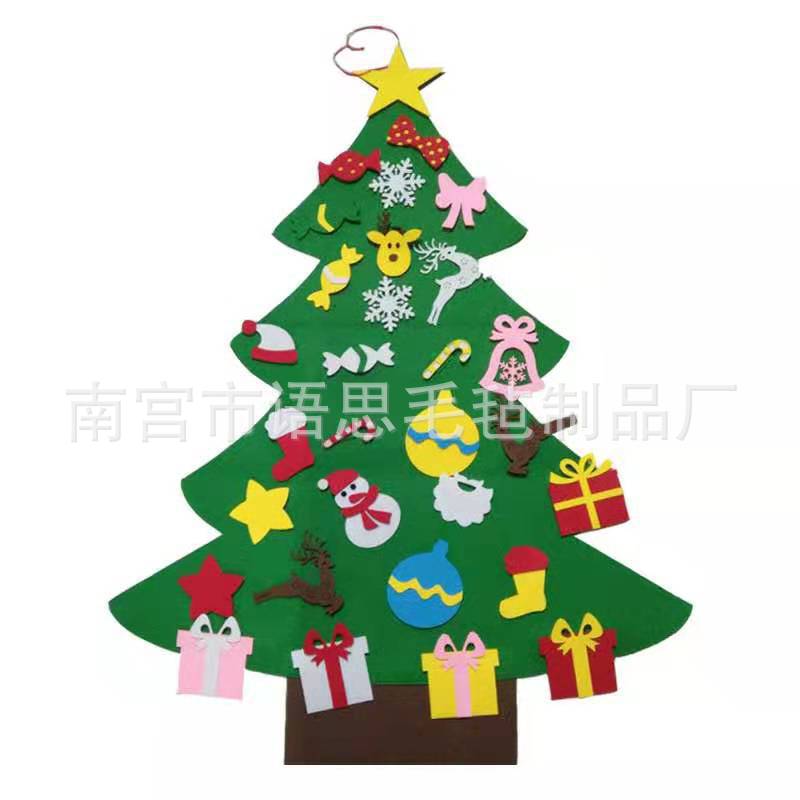 Spot Felt Small Christmas Tree Handmade DIY Non-Woven Christmas Tree Decoration Christmas Mini Christmas Tree Spot Felt Small Christmas Tree Handmade DIY Non-Woven Christmas Tree Decoration Christmas Mini Christmas Tree