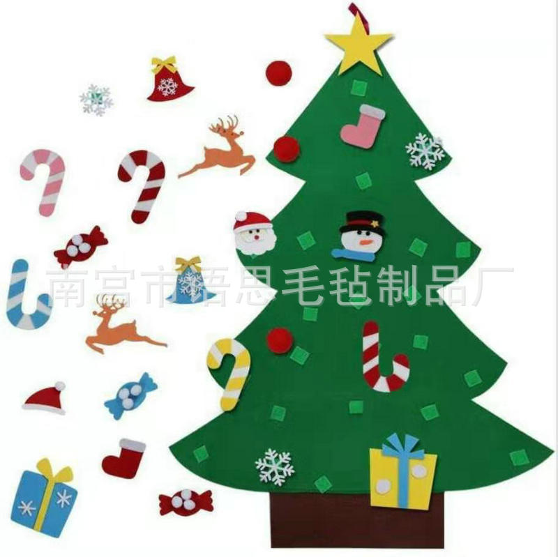 Spot Felt Small Christmas Tree Handmade DIY Non-Woven Christmas Tree Decoration Christmas Mini Christmas Tree Spot Felt Small Christmas Tree Handmade DIY Non-Woven Christmas Tree Decoration Christmas Mini Christmas Tree