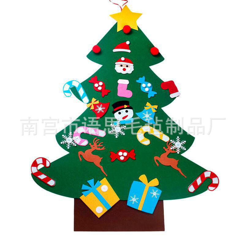 Spot Felt Small Christmas Tree Handmade DIY Non-Woven Christmas Tree Decoration Christmas Mini Christmas Tree Spot Felt Small Christmas Tree Handmade DIY Non-Woven Christmas Tree Decoration Christmas Mini Christmas Tree