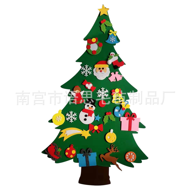 Spot Felt Small Christmas Tree Handmade DIY Non-Woven Christmas Tree Decoration Christmas Mini Christmas Tree Spot Felt Small Christmas Tree Handmade DIY Non-Woven Christmas Tree Decoration Christmas Mini Christmas Tree