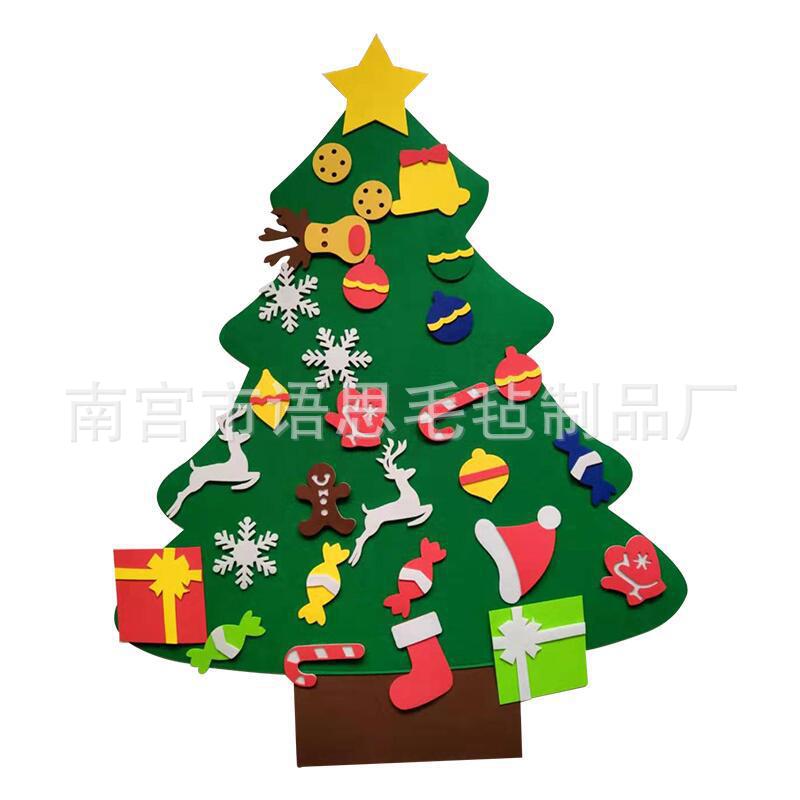 Spot Felt Small Christmas Tree Handmade DIY Non-Woven Christmas Tree Decoration Christmas Mini Christmas Tree Spot Felt Small Christmas Tree Handmade DIY Non-Woven Christmas Tree Decoration Christmas Mini Christmas Tree
