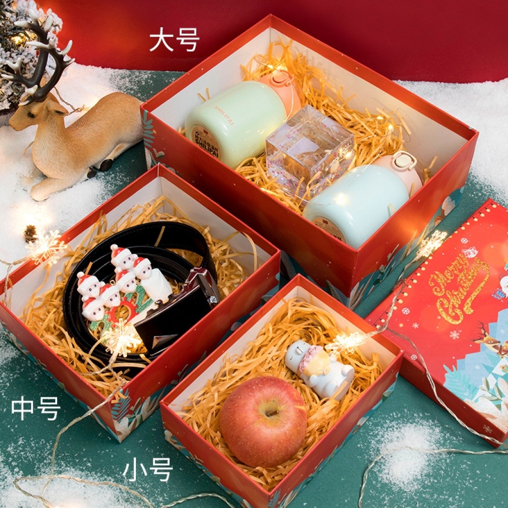 Red New Style Christmas Gift Box Christmas Eve Santa Claus Apple Gift Box Handbag Set Red New Style Christmas Gift Box Christmas Eve Santa Claus Apple Gift Box Handbag Set