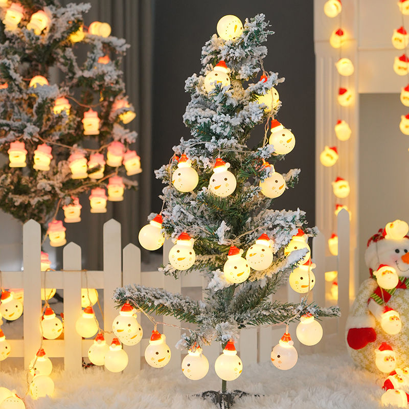 Christmas decoration lights Christmas Santa Claus luces de Navidad Tree Fairy string lights led decorated Christmas