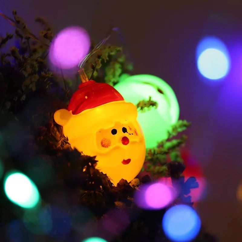 Christmas decoration lights Christmas Santa Claus luces de Navidad Tree Fairy string lights led decorated Christmas
