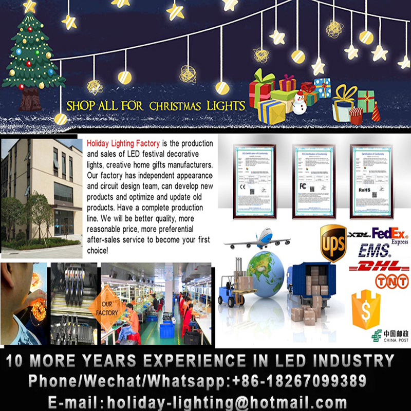 Christmas decoration lights Christmas Santa Claus luces de Navidad Tree Fairy string lights led decorated Christmas