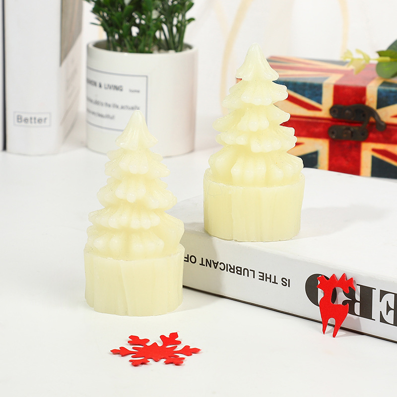 Hot Selling European and American Christmas Holiday Decoration LED Candle Electric Candle Lamp Christmas Tree Candle Lamp in Stock Wholesale