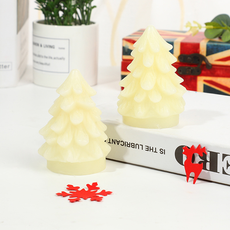Hot Selling European and American Christmas Holiday Decoration LED Candle Electric Candle Lamp Christmas Tree Candle Lamp in Stock Wholesale