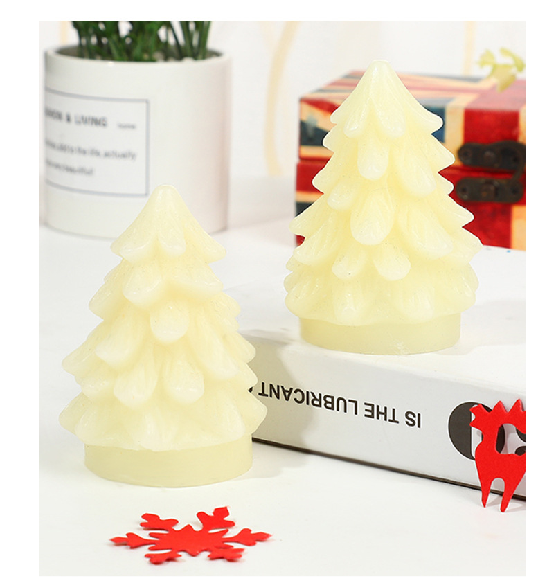 Hot Selling European and American Christmas Holiday Decoration LED Candle Electric Candle Lamp Christmas Tree Candle Lamp in Stock Wholesale