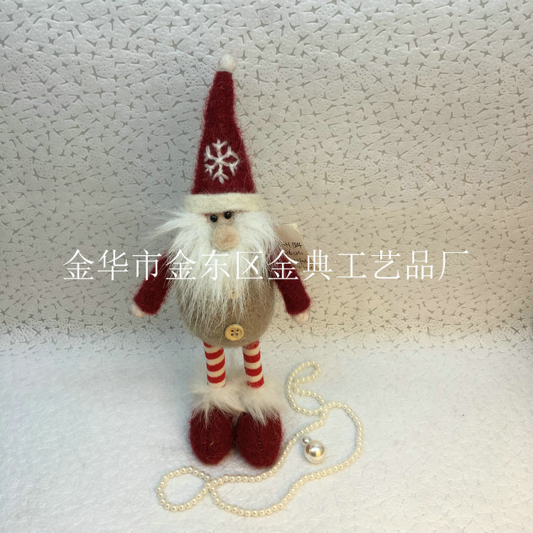 For example, New felt felt cute felt Santa Claus diy felt finished products