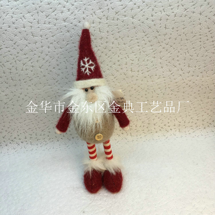 For example, New felt felt cute felt Santa Claus diy felt finished products
