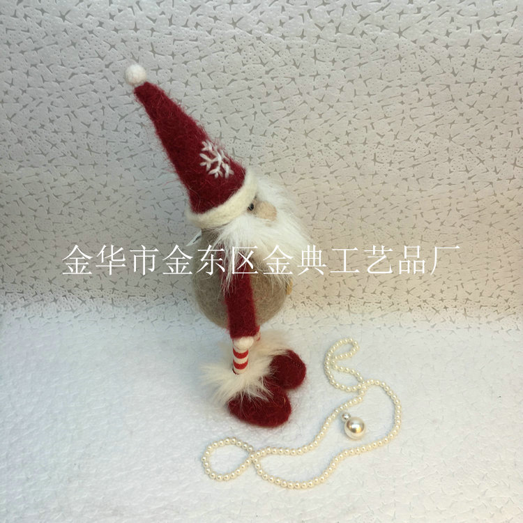 For example, New felt felt cute felt Santa Claus diy felt finished products