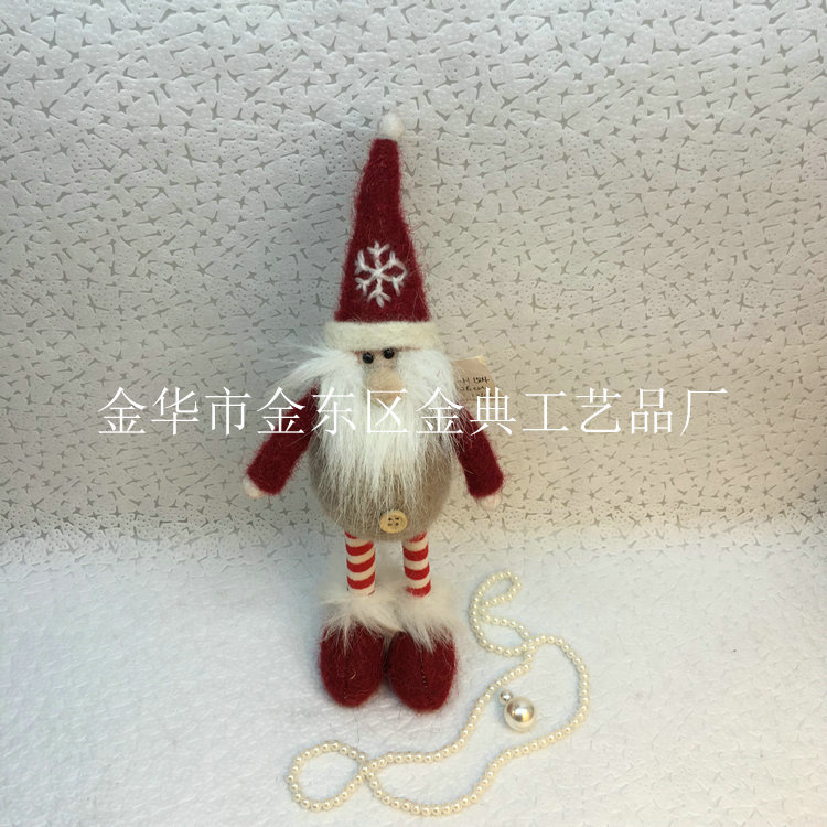 For example, New felt felt cute felt Santa Claus diy felt finished products