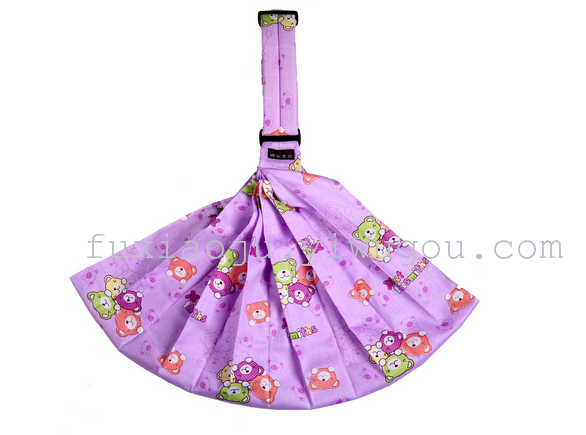 Cartoon printed cotton baby sling summer multifunctional baby trumpet strap