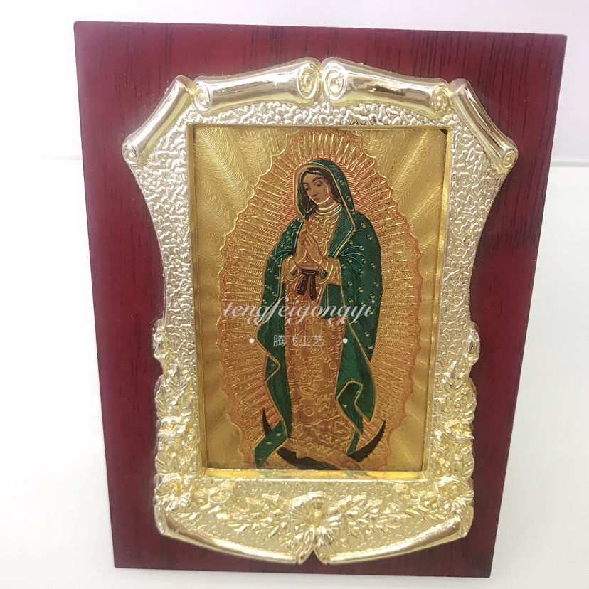 Catholic trumpet lace photo frame door side frame