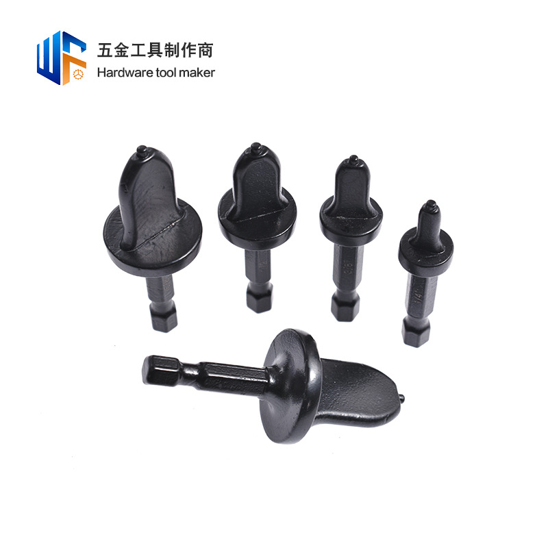 Hexagonal Handle Reamer Air Conditioner Copper Tube Trumpet Electric Pipe Expander Set Electric Hand Drill Rotary Tool Casing Roller