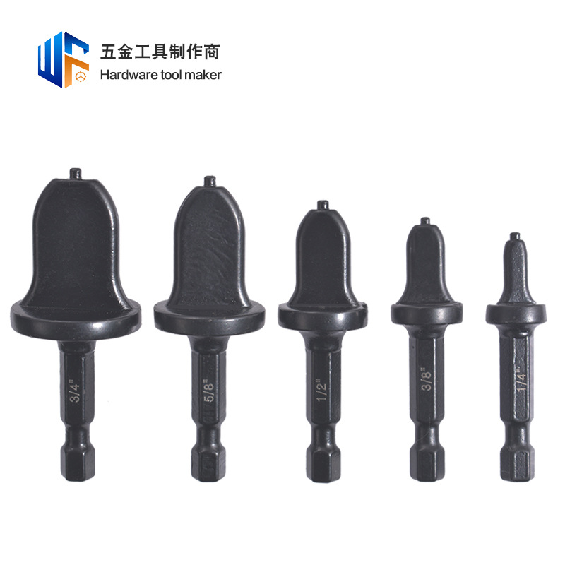 Hexagonal Handle Reamer Air Conditioner Copper Tube Trumpet Electric Pipe Expander Set Electric Hand Drill Rotary Tool Casing Roller