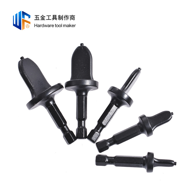 Hexagonal Handle Reamer Air Conditioner Copper Tube Trumpet Electric Pipe Expander Set Electric Hand Drill Rotary Tool Casing Roller