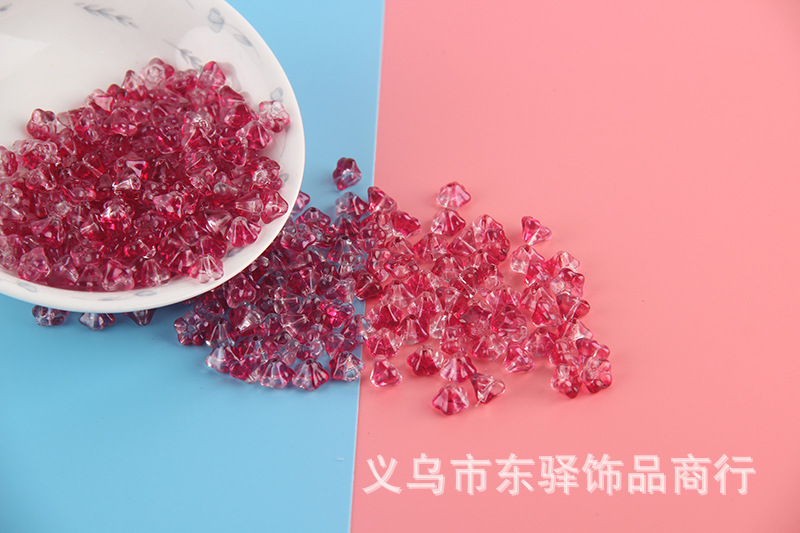 Glass Trumpet Lotus Fog Flower Scattered Beads Handmade DIY Imitation Czech Imported Middle Hole 4 * 6mm Accessories Material Buyao Tassel