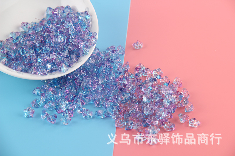 Glass Trumpet Lotus Fog Flower Scattered Beads Handmade DIY Imitation Czech Imported Middle Hole 4 * 6mm Accessories Material Buyao Tassel
