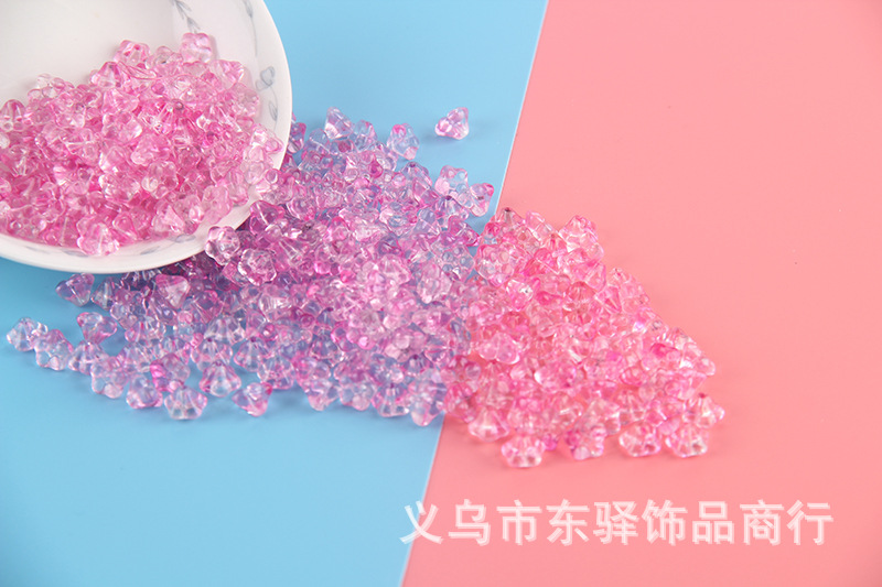 Glass Trumpet Lotus Fog Flower Scattered Beads Handmade DIY Imitation Czech Imported Middle Hole 4 * 6mm Accessories Material Buyao Tassel