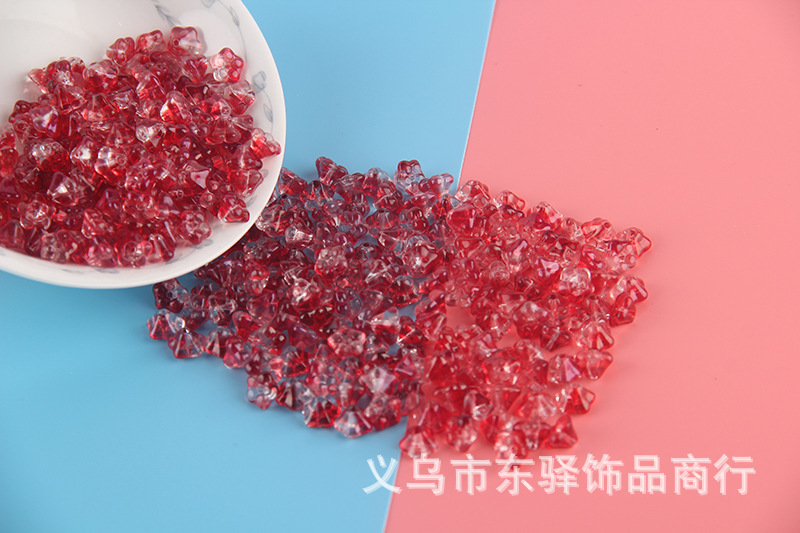 Glass Trumpet Lotus Fog Flower Scattered Beads Handmade DIY Imitation Czech Imported Middle Hole 4 * 6mm Accessories Material Buyao Tassel