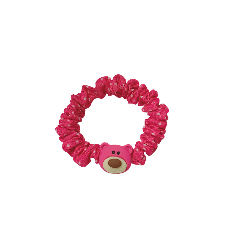 Small Intestine Hair Band Cartoon Color Rubber Band Female Hair-Binding Hair Accessories Hair Rope Cute Trumpet 2021 New Internet Celebrity Hair Accessories Female