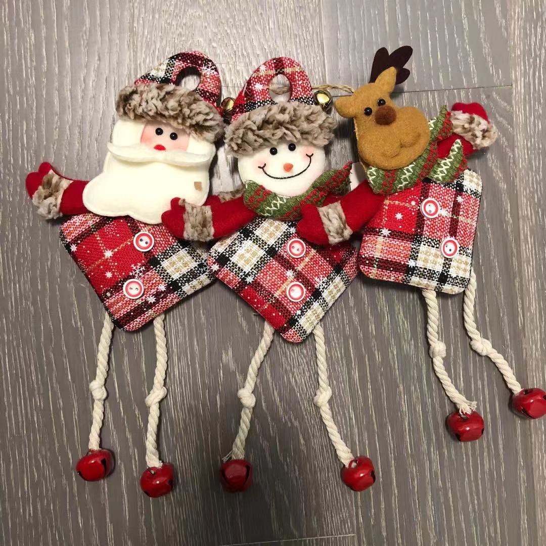 Christmas things hanging cloth decorations snowman Christmas tree hanging ornaments