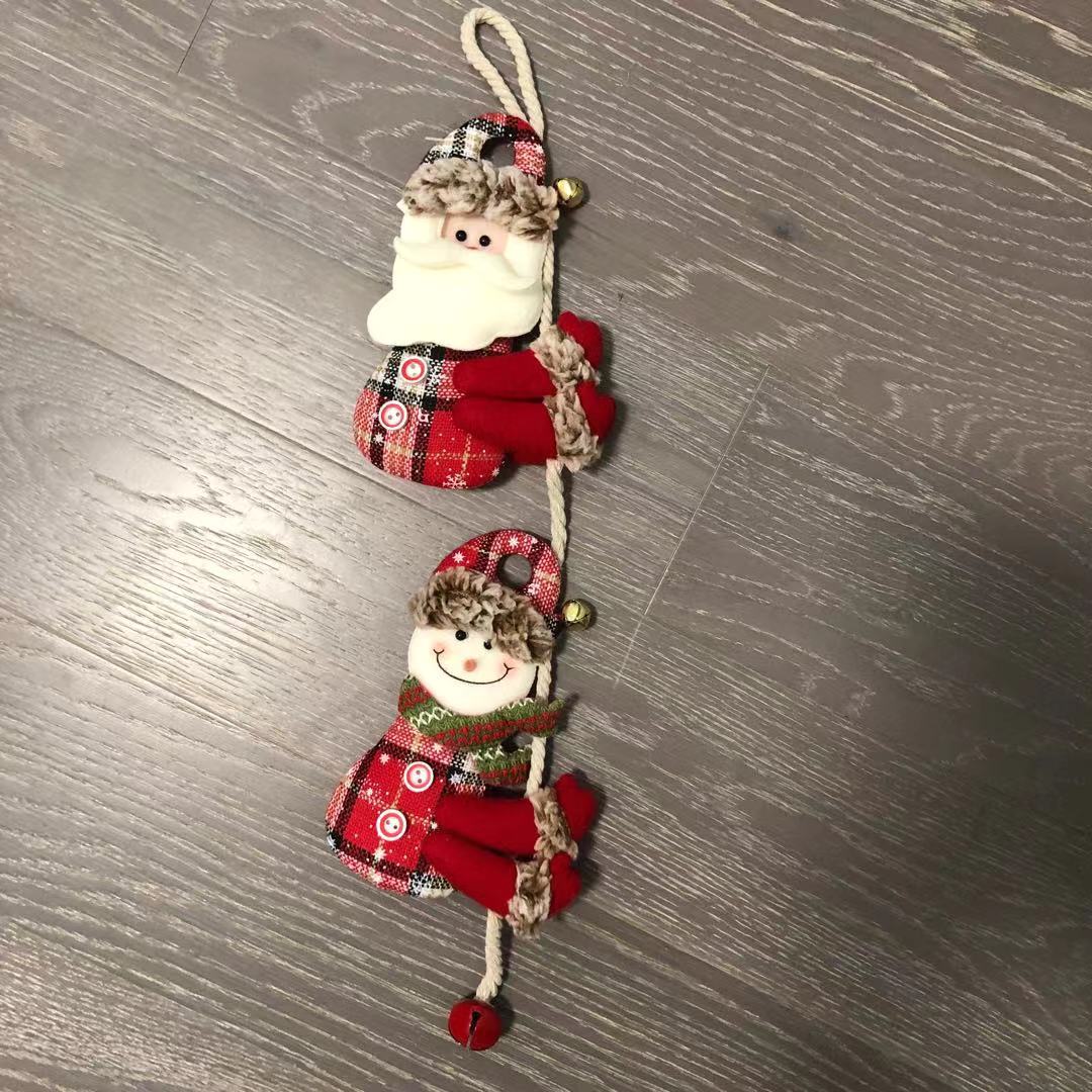 Christmas things hanging cloth decorations snowman Christmas tree hanging ornaments
