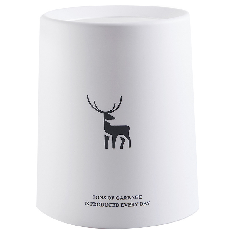 Trash Can Large Household Bedroom Kitchen Living Room Toilet Nordic Creative Trumpet Simplicity Modern Wastebasket