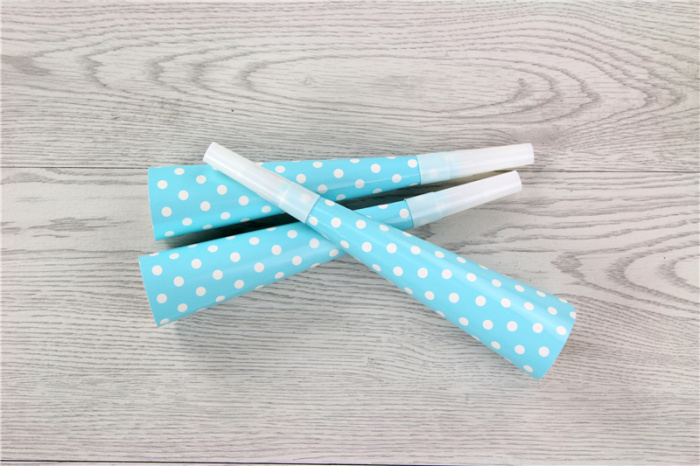 Birthday products dot paper trumpet party toys props.