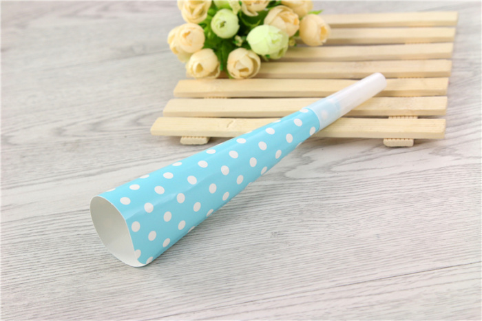 Birthday products dot paper trumpet party toys props.