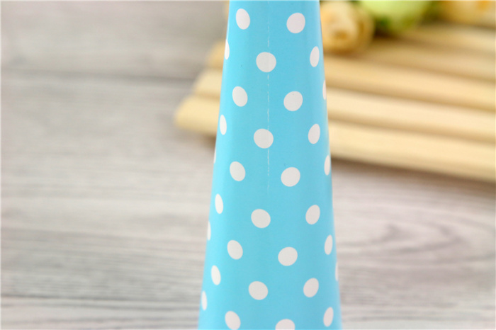 Birthday products dot paper trumpet party toys props.
