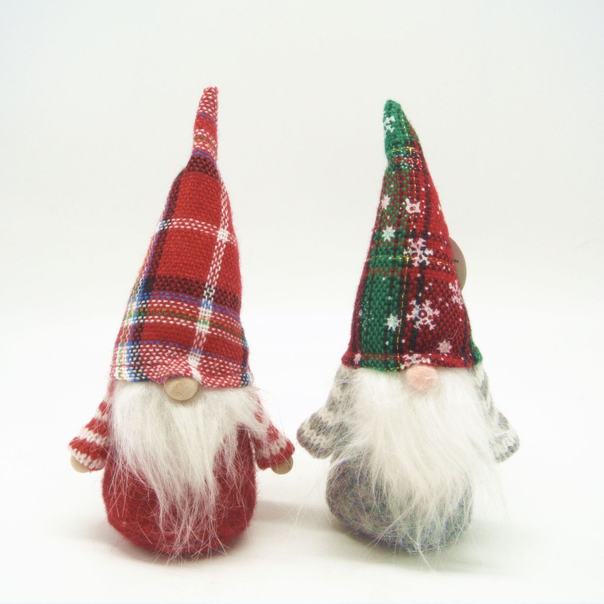 Santa Claus and Girl Christmas Decorations