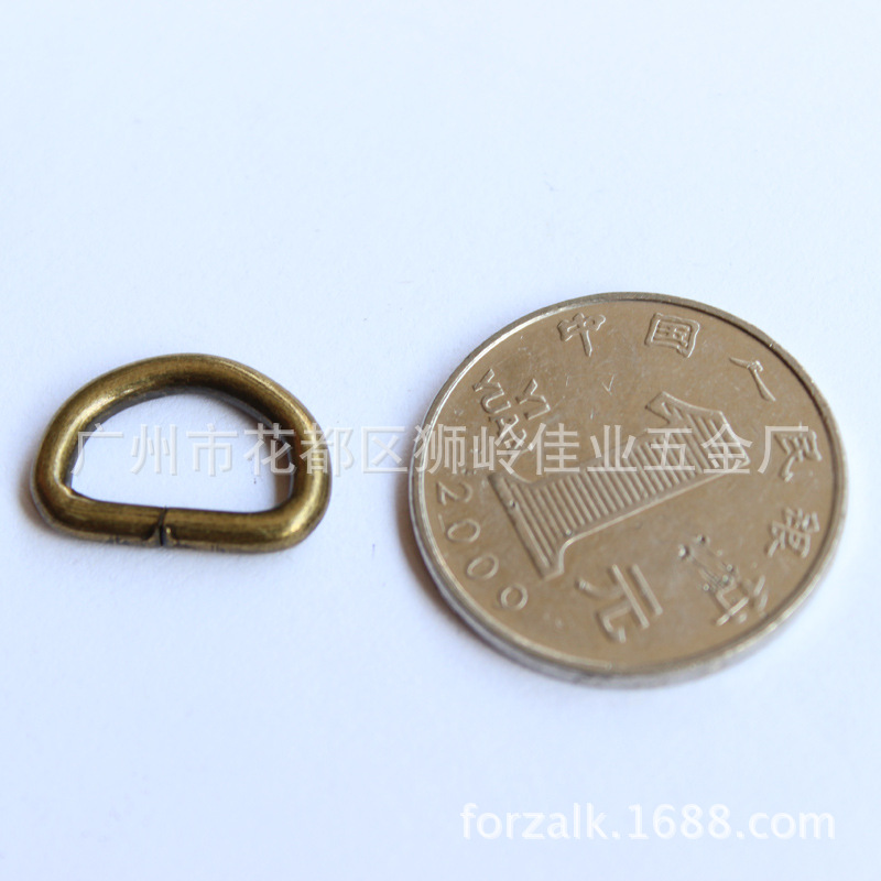 BAG D Buckle Box and Bag Hardware Accessories Metal Semicircular Ring Hook Inner Width 13.5mm4 Points D Buckle BAG D Buckle Box and Bag Hardware Accessories Metal Semicircular Ring Hook Inner Width 13.5mm4 Points D Buckle
