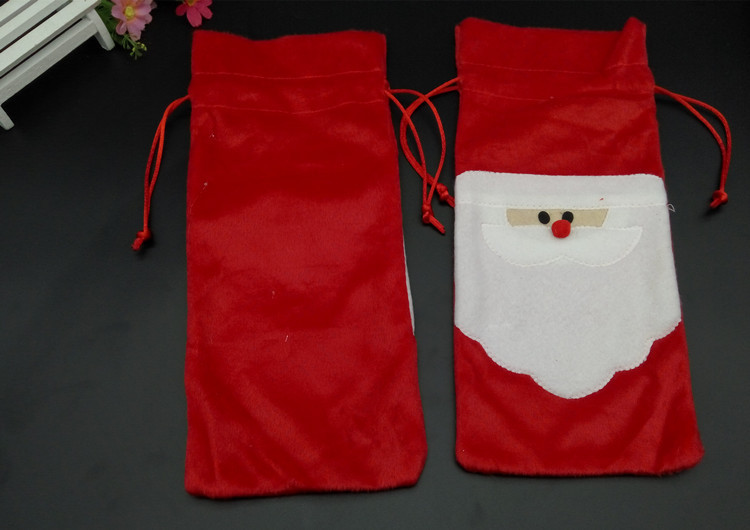 Christmas Decorations Santa Claus Wine Bottle Set Wine Bag Gift Bag Champagne Wine Gift Box Christmas Decorations Santa Claus Wine Bottle Set Wine Bag Gift Bag Champagne Wine Gift Box