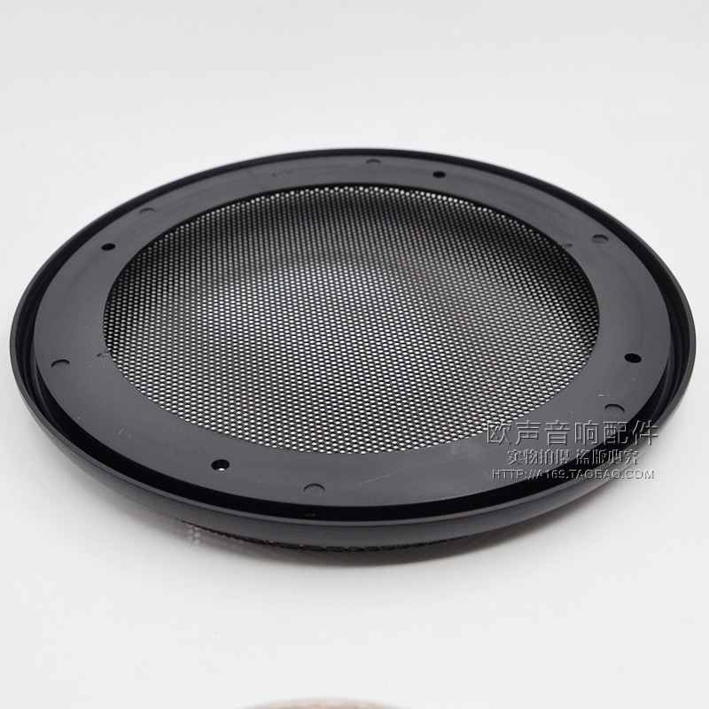 19#4-Inch 5-Inch 6.5-Inch 8-Inch 10-Inch Silver Loudspeaker Mesh Sound Box Mask Decorative Ring Plastic Ring Iron Net