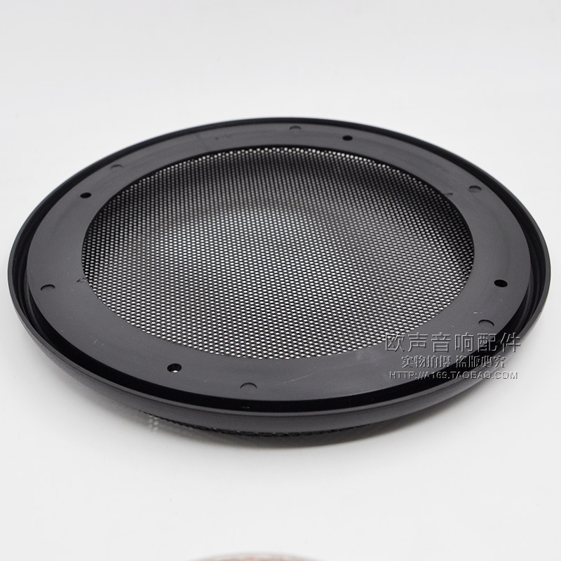 19#4-Inch 5-Inch 6.5-Inch 8-Inch 10-Inch Silver Loudspeaker Mesh Sound Box Mask Decorative Ring Plastic Ring Iron Net