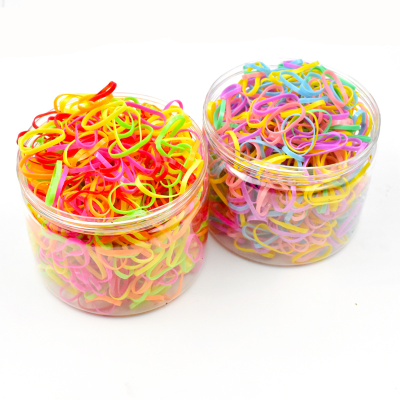 Children&#039;s Hair String Disposable Rubber Band Girls&#039; Baby Forced to Box Little Hair Ring Hair Friendly String Wholesale