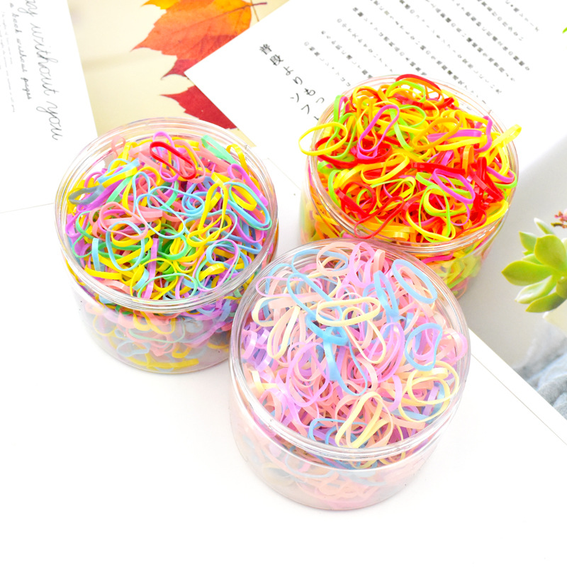 Children's Hair String Disposable Rubber Band Girls' Baby Forced to Box Little Hair Ring Hair Friendly String Wholesale Children's Hair String Disposable Rubber Band Girls' Baby Forced to Box Little Hair Ring Hair Friendly String Wholesale