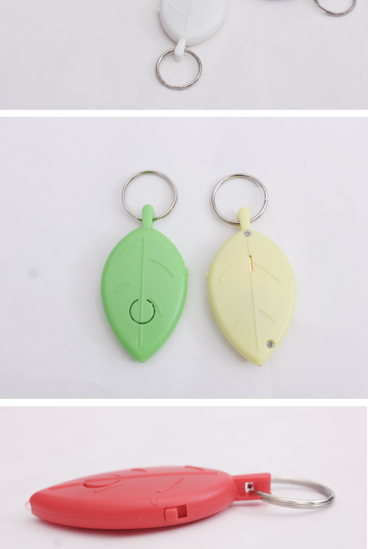 plapie  Customized leaf type key finder, whistle key finder, led smart voice control anti-lost device, gift gift