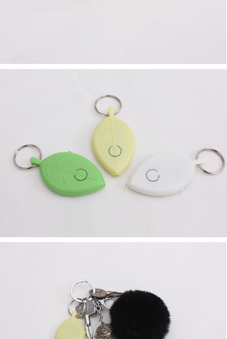 plapie  Customized leaf type key finder, whistle key finder, led smart voice control anti-lost device, gift gift