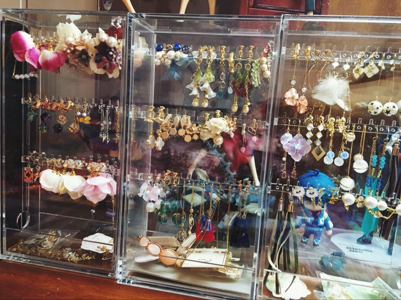 Plastic Earrings Rack Display Stand Household Necklace Ear Stud Earring Storage Box Ring Tray Transparent Layered Display Plastic Earrings Rack Display Stand Household Necklace Ear Stud Earring Storage Box Ring Tray Transparent Layered Display