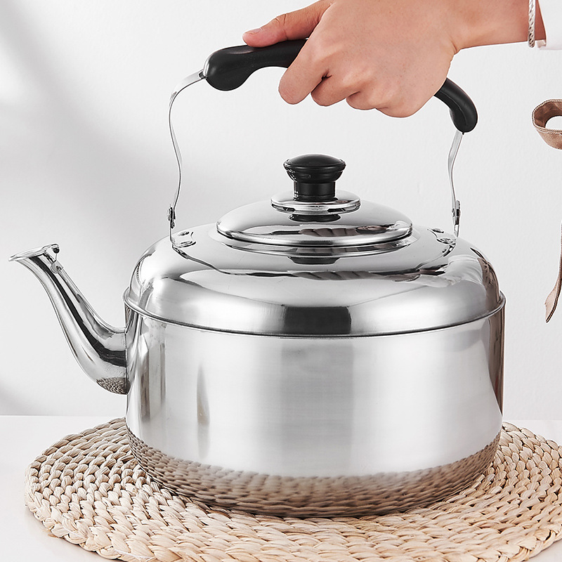 Stainless Steel Kettle Gas Household Whistle Sound Electric Kettle Boiling Water Kettle Gas Induction Cooker 4l5l6l