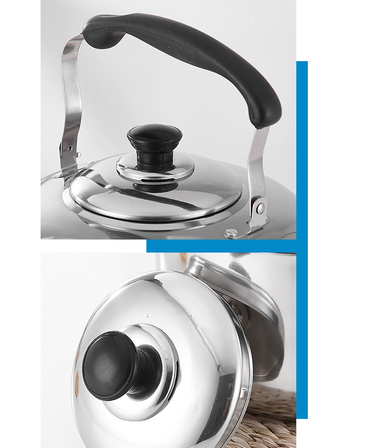 Stainless Steel Kettle Gas Household Whistle Sound Electric Kettle Boiling Water Kettle Gas Induction Cooker 4l5l6l