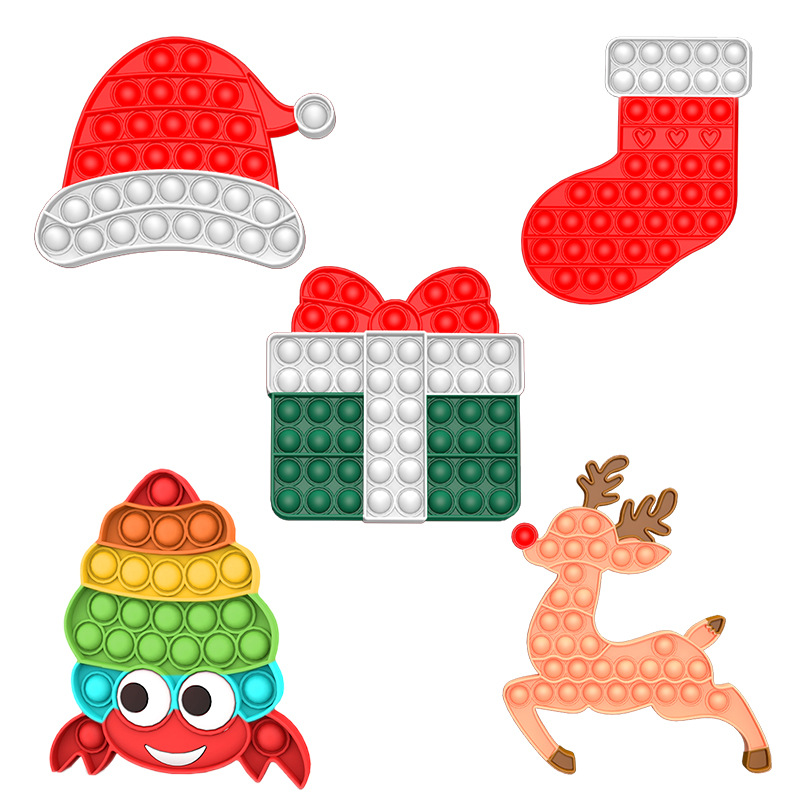 Christmas Rat Killer Pioneer Silicone Children&#039;s Desktop Press Gift Box Educational Toys Hermit Crab Rat Killer Pioneer